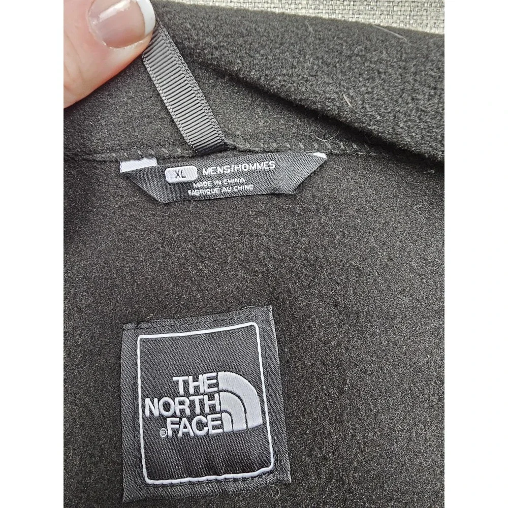 The North Face Jacket Mens XL Black Fleece Denali Windbreaker Zip Pockets